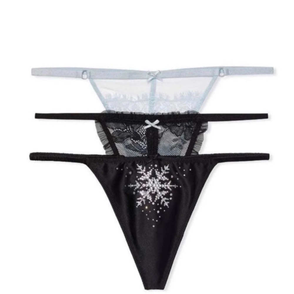 Victoria’s Secret Winter Wonderland 3-Pack Dream Angels V-Strings